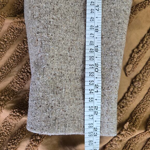 LL Bean Womens Equestrian Country Old Money Wool Silk Mottled Tweed Jacket LP - Picture 12 of 12